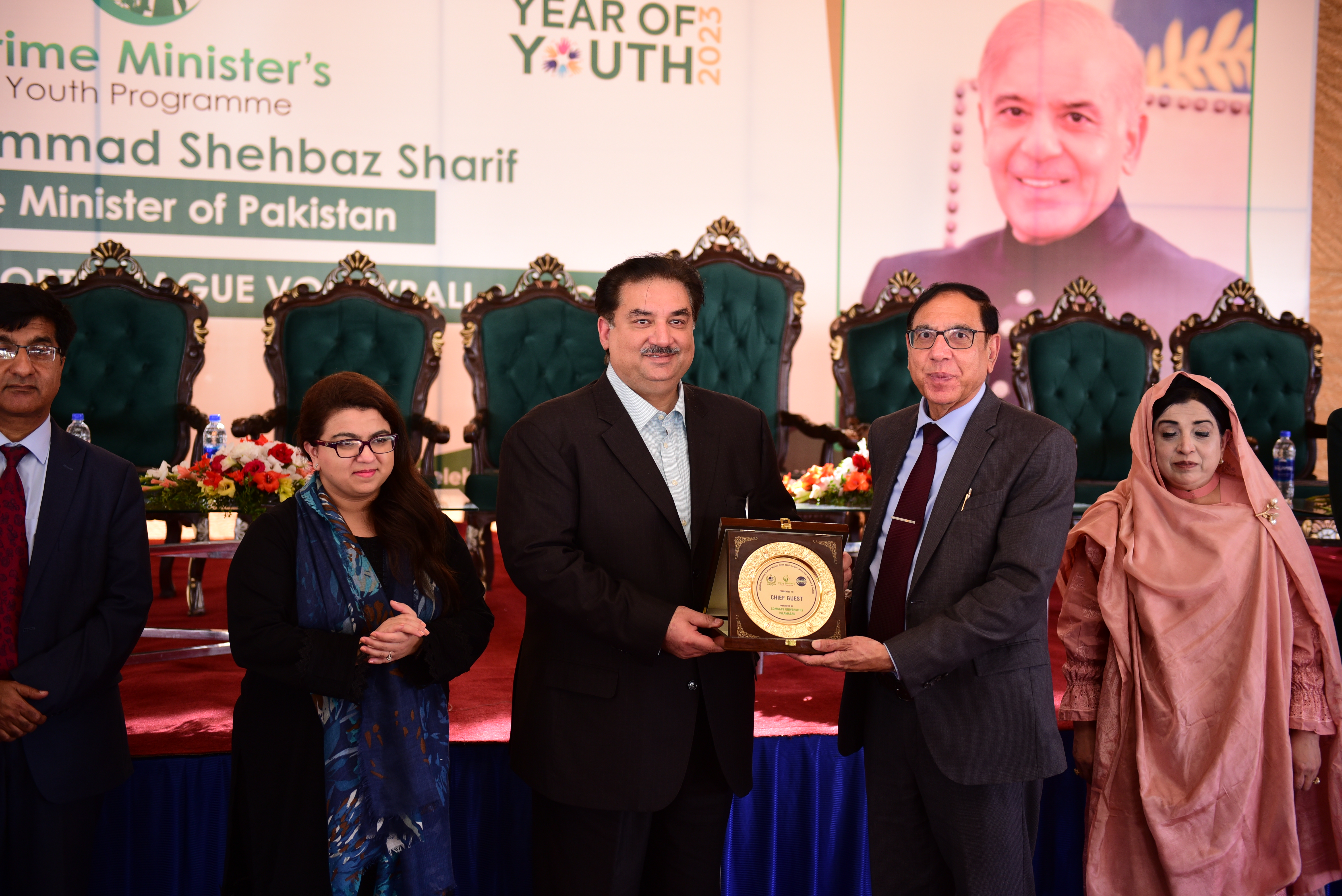 During the "Week of Youth" organized under the Prime Minister's Youth Program, the Football and volleyball talent hunt Inauguration ceremony has been held at COMSATS University Islamabad.

