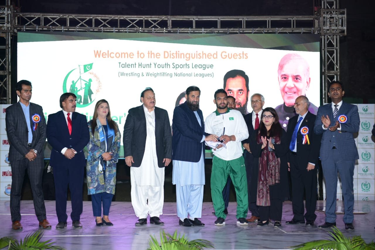 Opening ceremony of the Weightlifting and Wrestling National Leagues at UVAS university Lahore. Wrestler Inam Butt also joined the opening ceremony.