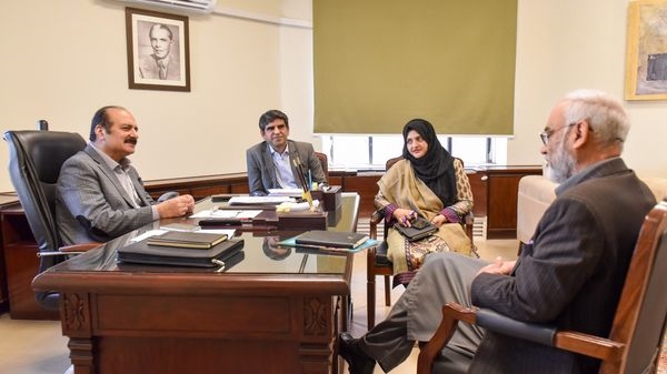 Rana Mashhood Ahmad Khan, met with the Managing Director of Pakistan Tourism Development Corporation (PTDC) to discuss the federal government's initiatives related to tourism awareness.